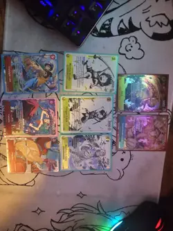 Bandai One Piece CCG Mixed Lot 16 Cards Foil - Image 1