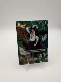 Dracule Mihawk - OP12-030 (SP) - The Azure Sea's Seven (OP14) - English - Image 4
