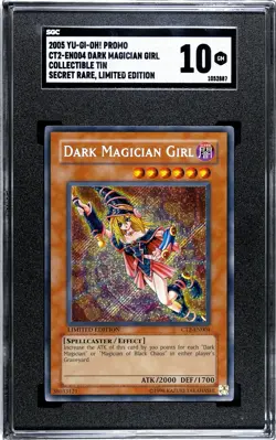 SGC 10 Dark Magician Girl CT2-EN004 Secret Rare Limited Edition Card - Image 1