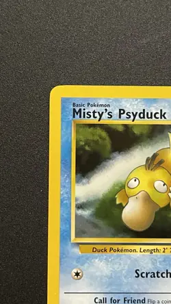 Misty's Psyduck W Stamp 54/132 Wotc Promo Pokemon Card - Image 3