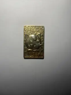 Jigglypuff Pokemon Rare 23K Gold Plated Card 1999 Burger King Limited Edition - Image 1