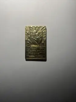 Jigglypuff Pokemon Rare 23K Gold Plated Card 1999 Burger King Limited Edition - Image 2