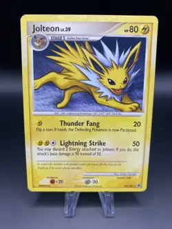 Pokemon TCG Jolteon 23/100 Pokemon Rare Majestic Dawn Card LP/MP - Image 1