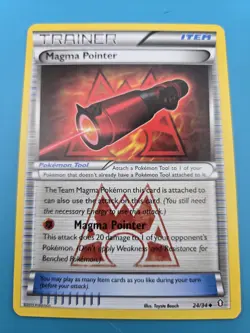 Magma Pointer 24/34 - Double Crisis Uncommon 2015 - Pokemon TCG Card LP - Image 1