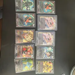 Dragon Ball Z TCG 10 Card Lot Goku Broly Vegeta Frieza Android 17 Yamcha Kraken - Image 1
