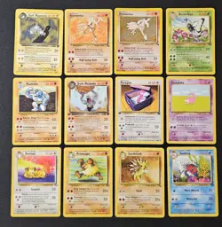 Vintage Pokemon WOTC 12 Card Lot Dark Magneton, Hitmonlee Holo & Non Holo, More - Image 1