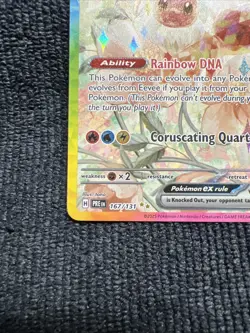 Pokemon TCG Eevee EX 167/131 Special Illustration Rare Prismatic Evolutions Card - Image 3