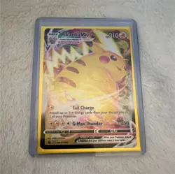Pokemon Pikachu VMAX Promo Full Art Holo SWSH286 Sword & Shield 310 HP VMAX Card - Image 1