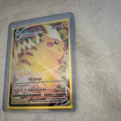 Pokemon Pikachu VMAX Promo Full Art Holo SWSH286 Sword & Shield 310 HP VMAX Card - Image 3