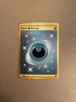 Basic Darkness Energy 098/064 GOLD Hyper Rare S&V Shrouded Fable Pokemon Card NM - Image 1