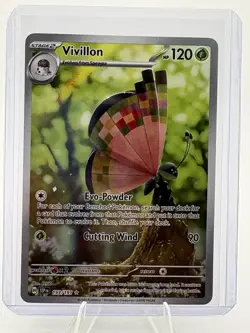 Pokemon TCG Vivillon 193/191 Illustration Rare Holo Card Surging Sparks - Image 2