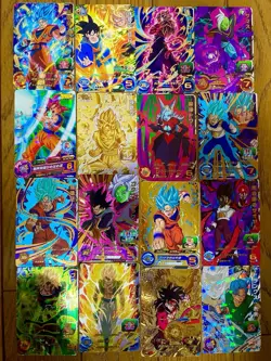 Super Dragon Ball Heroes P Promo Card Lot x16 | Holo Cards | Japan - Image 1
