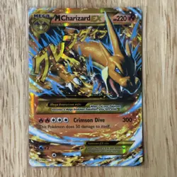 M Charizard EX (Y) (Secret) XY 107/106 Flashfire Holo Pokemon Card - Image 1