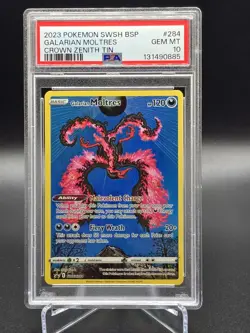 Galarian Moltres #284 SWSH: Sword & Shield Promo Cards - PSA 10 - Image 1
