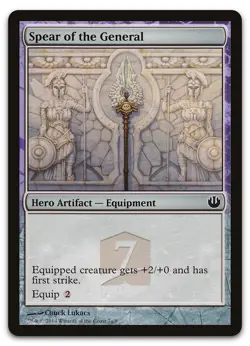Spear of the General #7a (NM) Hero's Path Promos HERO Magic MTG - Image 1