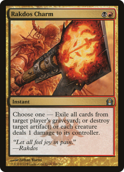 Rakdos Charm #184 (MP) Return to Ravnica RTR Magic MTG - Image 1