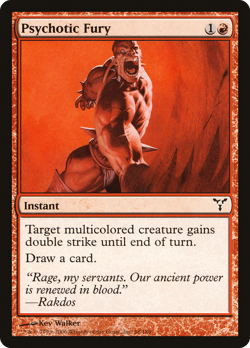 Psychotic Fury #68 (MP) Dissension DIS Magic MTG - Image 1