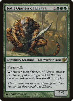 Jedit Ojanen of Efrava #131 (Damaged) Planar Chaos PLC Magic MTG - Image 1