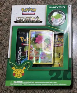 2016 Pokemon Shaymin Mythical Collection Box Sealed XY Generations Booster Packs - Image 1
