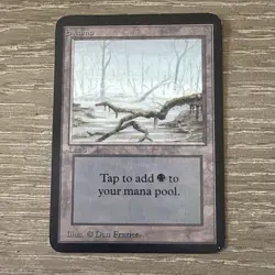 Swamp (A) Alpha Edition NM MTG Magic: The gathering - Image 1