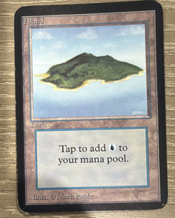 MTG Alpha Island Land NM Magic: The Gathering - Image 1