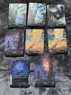 Magic the Gathering Edge of Eternity Lot Of 7 Lands And 1 Shambling Vent - Image 1