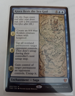 MTG, Kiora Bests the Sea God-Theros Beyond Death Regular NM - Image 1