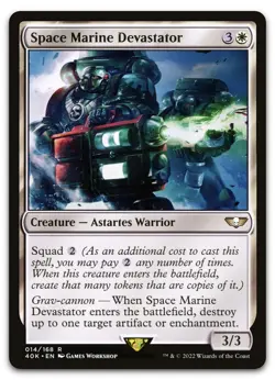 Space Marine Devastator #14 (NM) Warhammer 40,000 40K Magic MTG - Image 1