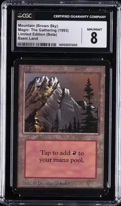 1993 MTG BETA MOUNTAIN CGC 8 - Image 1