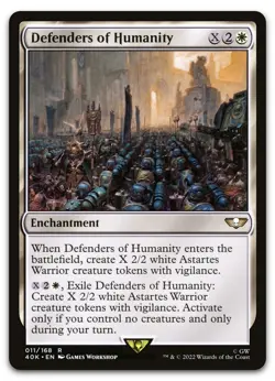 Defenders of Humanity #11 (NM) Warhammer 40,000 40K Magic MTG - Image 1