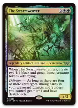The Swarmweaver (0236) #236 (Foil) (NM) Duskmourn DSK Magic MTG - Image 1
