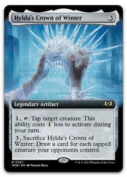 Hylda's Crown of Winter (Extended Art) #367 (NM) Wilds of Eldraine WOE Magic MTG - Image 1
