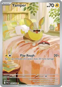 Yamper (#099/094) - Holofoil ME - Phantasmal Flames LP Pokemon - Image 1