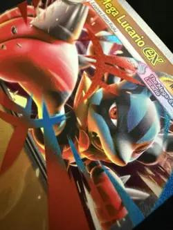 Mega Lucario ex 077/132 Mega Evolution Double Rare Holo Pokemon TCG NM - Image 4