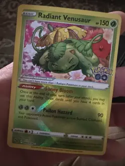 Radiant Venusaur 004/078 Pokemon GO Holo - Image 2