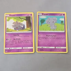 Espurr Meowstic Psychic Pokemon Card Lot x6 - Image 2