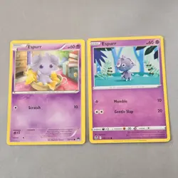Espurr Meowstic Psychic Pokemon Card Lot x6 - Image 4