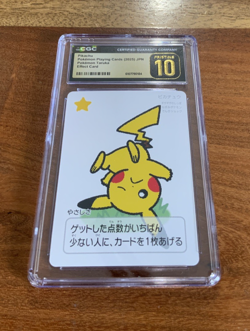 2025 Pokemon Playing Cards - Pikachu - Pokemon Taruka Effect - CGC Pristine 10 - Image 2
