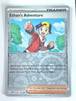 Ethan’s Adventure 165/182 Reverse Holo Destined Rivals Pokemon TCG Near Mint NM - Image 1