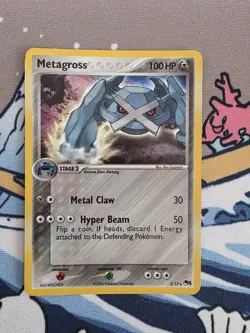 Metagross Swirl 🌀 2/17 Holo Rare POP Series 1 Pokemon Card - Image 2