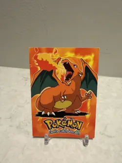 Topps 1999 Charizard #06 Blue Logo Movie Edition LP Pokemon Card - Image 1