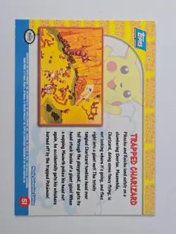 Pokemon Topps Trapped Charizard - Pikachu's Vacation 51 - Image 2