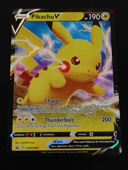 🔥🔥Pokemon Pikachu V SWSH061 Holo Black Star Promo🔥🔥 - Image 1