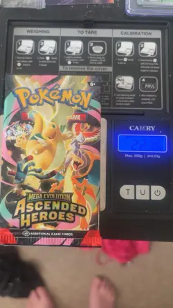 VERY HEAVY! GOD PACKUUU 22.76g Ascended Heroes Pokemon TCG Booster - Image 1