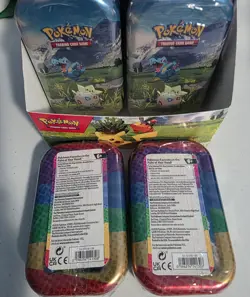 Pokemon TCG Mega Evolution Ascended Heroes Mini Tins Lot 8 Sealed + Display Box - Image 5