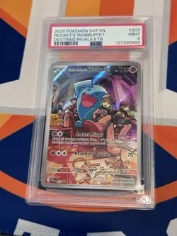 Pokemon TCG Team Rocket’s Wobbuffet Promo Destined Rivals PSA 9 - Image 4