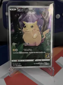 Pokemon TCG Pikachu 001/028 E S8a 25th ANNIVERSARY Japanese A003 - Image 1