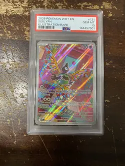 2025 POKEMON WHT EN-WHITE FLARE ILLUSTRATION RARE #121 SIGILYPH PSA 10 VHTF - Image 1