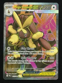 Mega Lopunny ex 115/094 Me02: Phantasmal Flames Pokemon TCG Holo - NM - Image 1