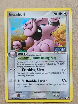 Pokemon Granbull EX Unseen Forces 39/115 Holo Foil Stamped Tcg Vintage Rare Cool - Image 1